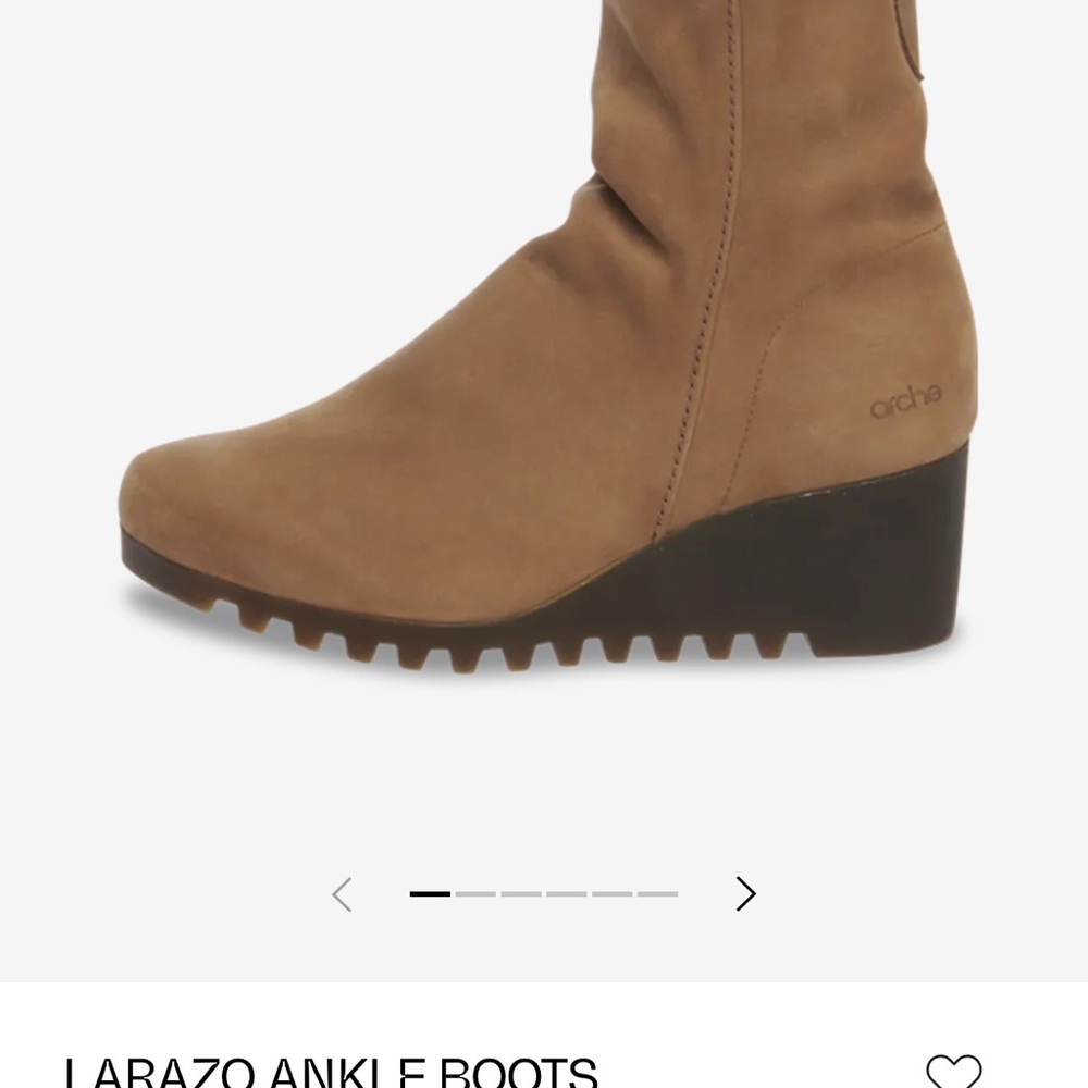 Arche Larazo wedge boots Havana Brown 37 - Picture 5 of 10